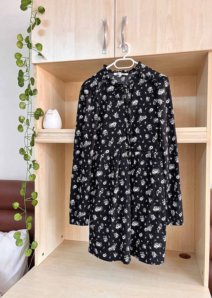 koton çiçekli elbise - Görsel 2