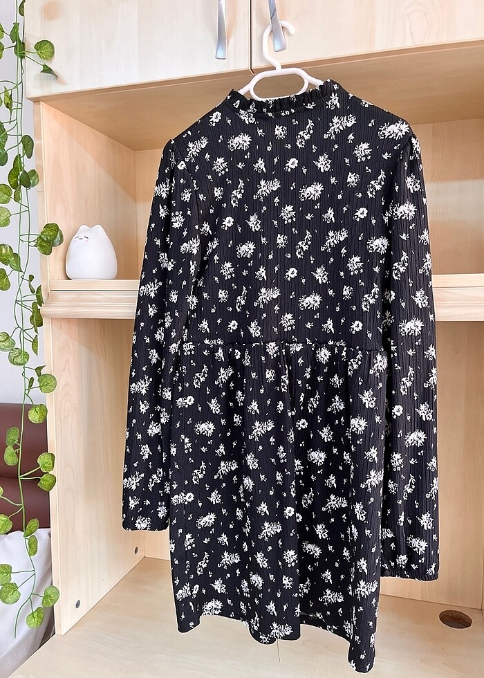 koton çiçekli elbise - Görsel 3