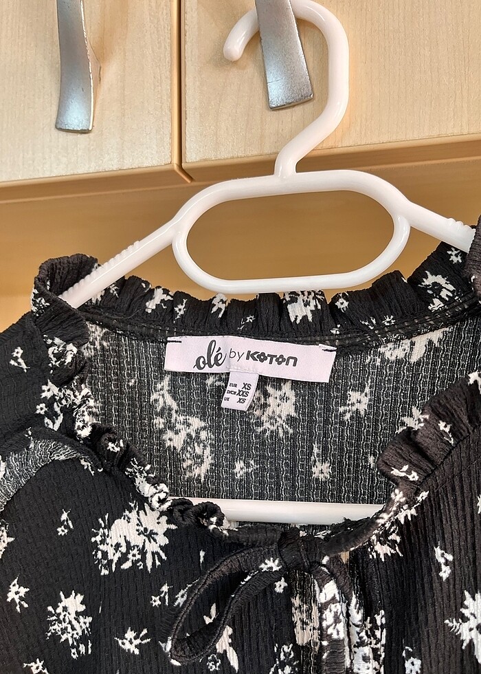 koton çiçekli elbise - Görsel 4