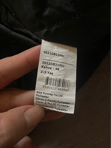 24-36 Ay Beden camel Renk Leopar mont
