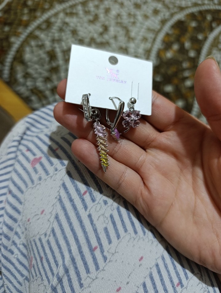 3 lü set küpe - Görsel 2