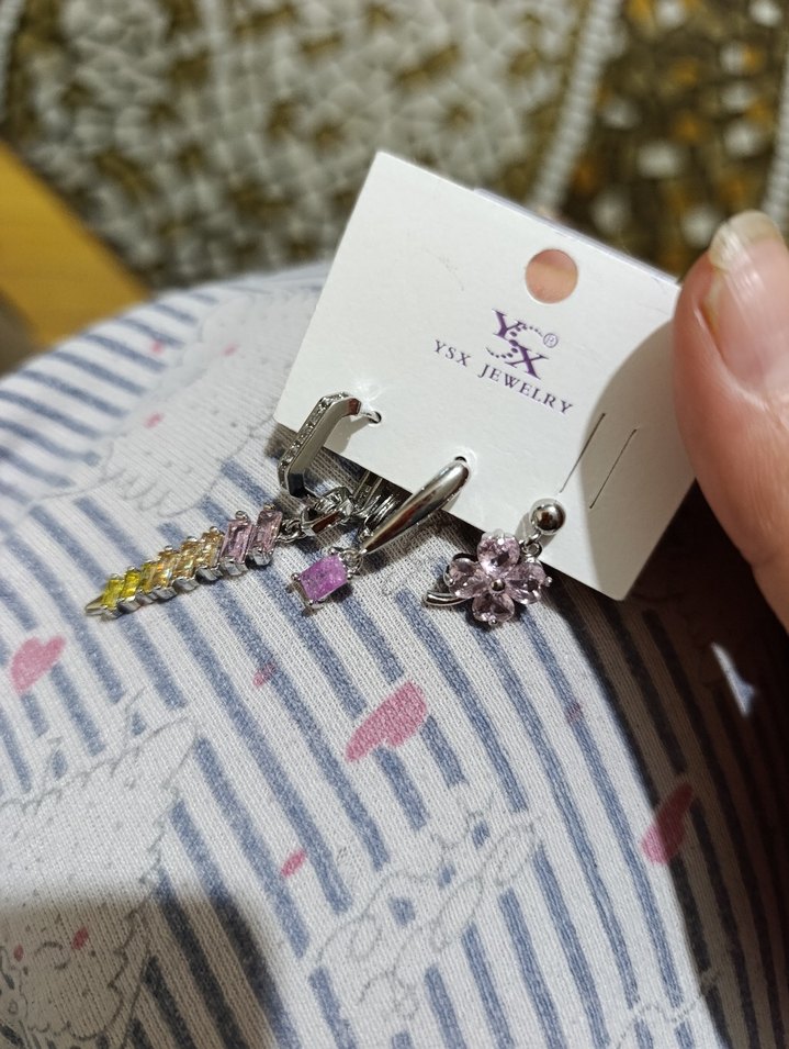 3 lü set küpe - Görsel 3