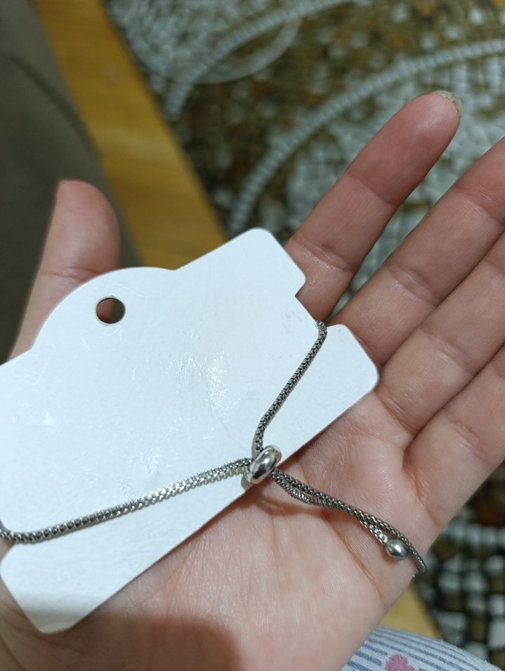 Beyaz Taşlı Zarif Zirkon Bileklik - Görsel 2