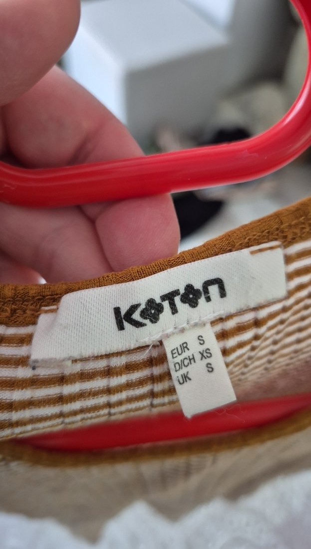 Kahverengi Kısa Kollu Kadın penye Tişört - Görsel 3