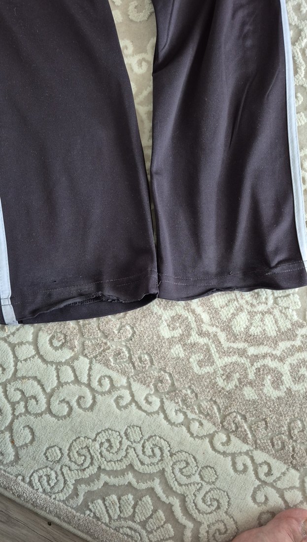 Kadın lacivert Çizgili Spor Eşofman Altı - Görsel 3