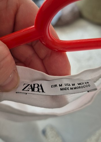 Beyaz Kısa Kollu Pamuklu Basic Tişört - Görsel 3