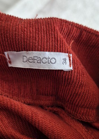 Kemerli Kremit rengi Kadın Keten Pantolon - Görsel 3