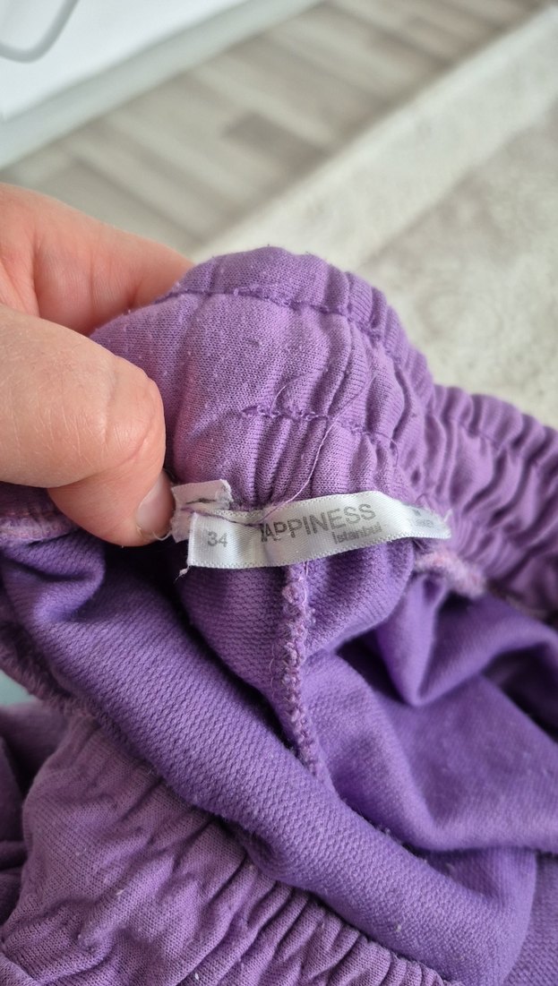 Mor Rahat Kesim Kadın Eşofman Altı - Görsel 3