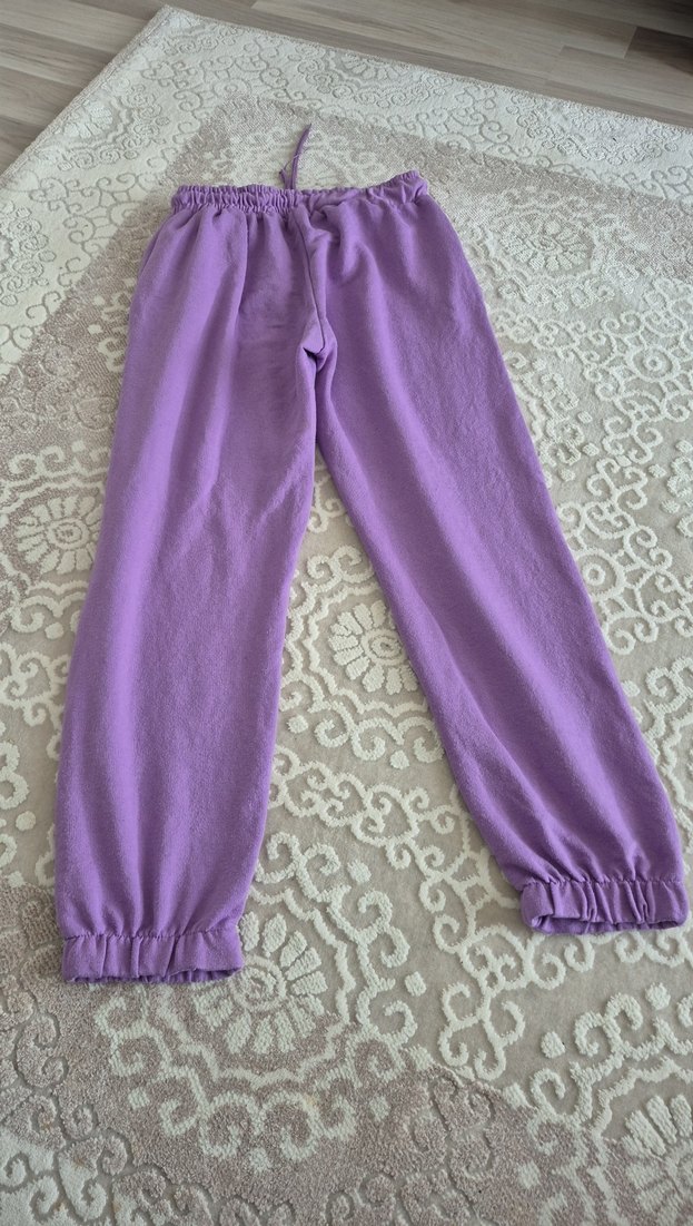 Mor Rahat Kesim Kadın Eşofman Altı - Görsel 2