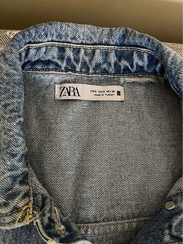 s Beden zara denim elbise
