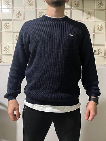LACOSTE ORİJİNAL PAMUK KAZAK S BEDEN