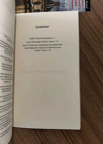 Beden Renk Fransız Akademisi'ne Kabul Konuşması - Amin Maalouf