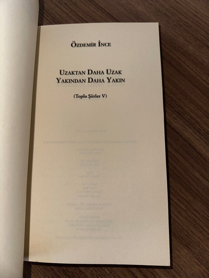 Özdemir İnce / Uzaktan Daha Uzak - Görsel 5