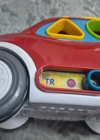 Renkli Kırmızı Oyuncak Araba - Görsel 6