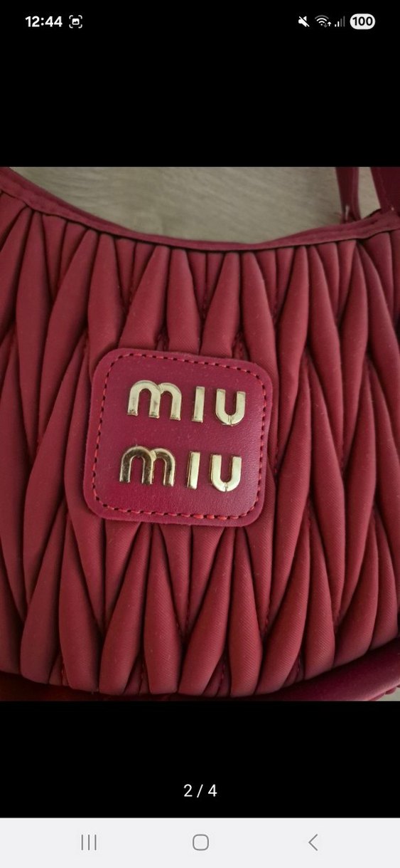 mıu mıu kırmızı çanta - Görsel 2