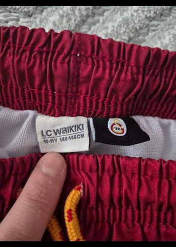 Galatasaray Baskılı Kırmızı Erkek deniz sortu - Görsel 5