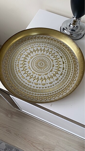 Gold tepsi sunumluk