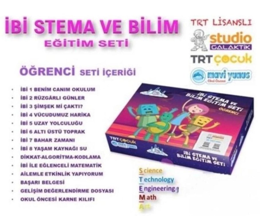 Anasınıfı İbi Stema ve Bilim Eğitim Seti Mavi Yunus okul öncesi - Görsel 2