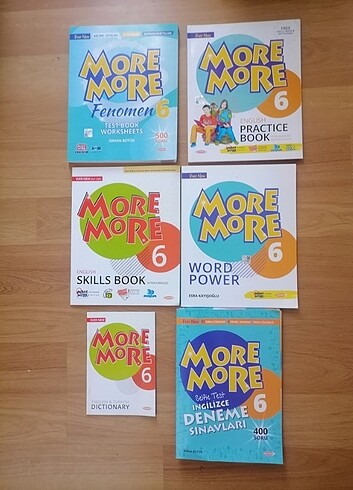 More and more 6.sınıf İngilizce 6li kitap seti 