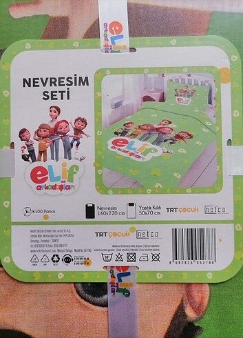 Beden Elif ve arkadaşları tek kişilik nevresim takımı