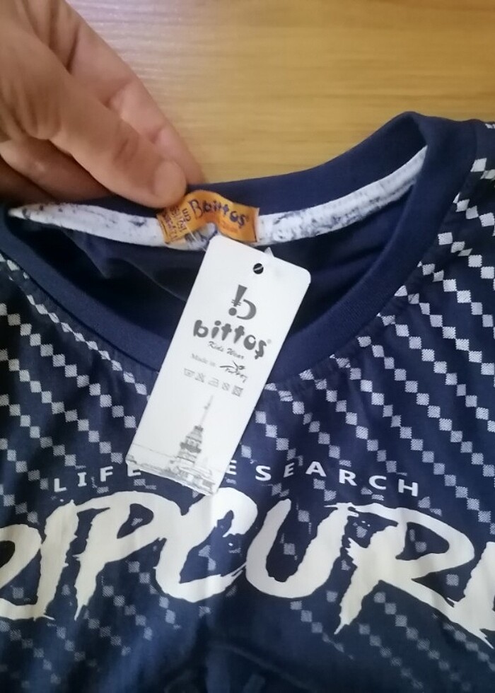 Erkek çocuk 12 yaş etiketli tshirt - Görsel 2