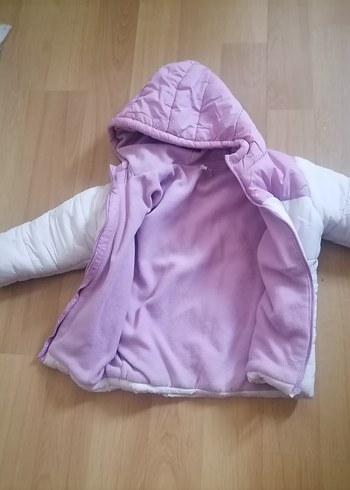 HelloBaby Kız Çocuk Kapüşonlu Fermuarlı mont