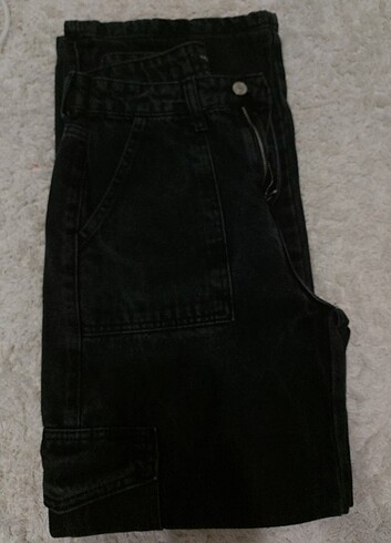 xs Beden siyah Renk Kargo Pantolon jeans trendyolmilla 