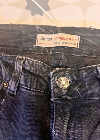 Gri Nakışlı ve skinny Massimo Dutti Kadın Jean Pantolon - Görsel 2