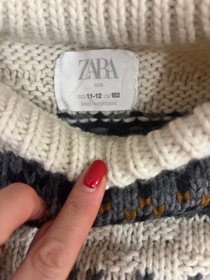 ZARA  Örgü Erkek Çocuk Kazak - Görsel 2