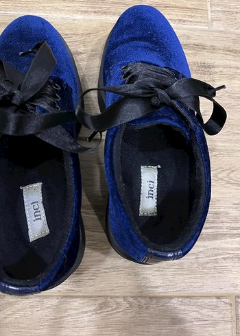 Kadın Mavi Platform Gotik Ayakkabı - Görsel 3