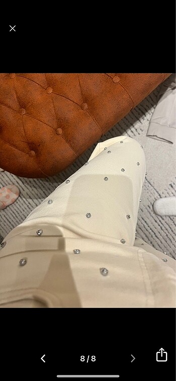 TAŞLI KOT PANTOLON - Görsel 9