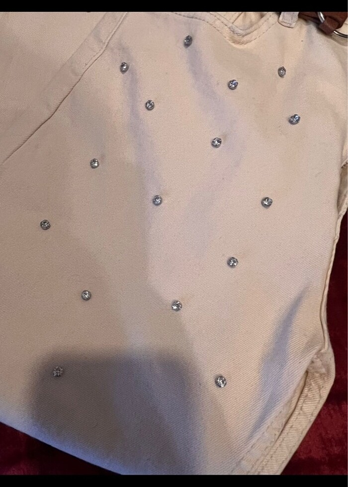 TAŞLI KOT PANTOLON - Görsel 4