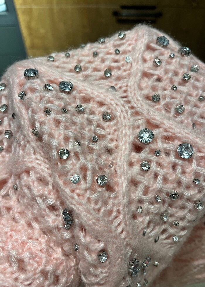 Taşlı Tasarım Kazak - Görsel 2