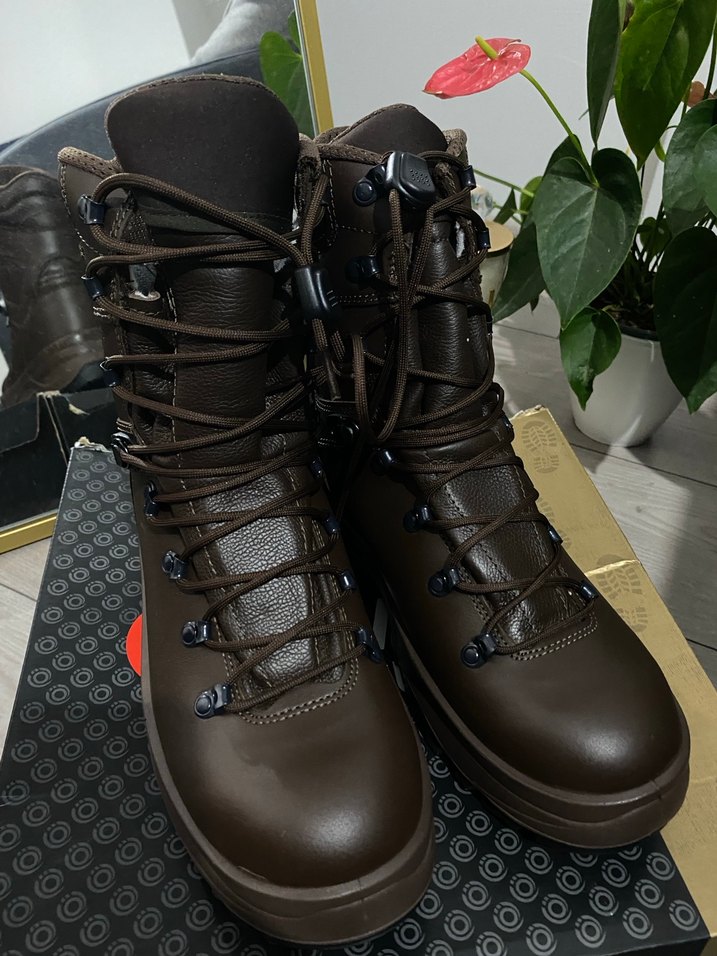 Kahverengi Kamuflaj Desenli Erkek Biker Bot - Görsel 4