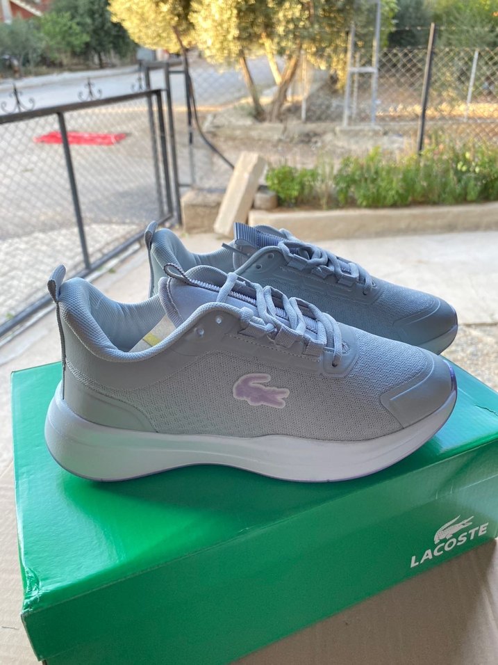 Lacoste Gri Platform Topuklu Spor Ayakkabı - Görsel 5
