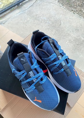 Mavi Puma Erkek Spor Ayakkabı Velcro - Görsel 2