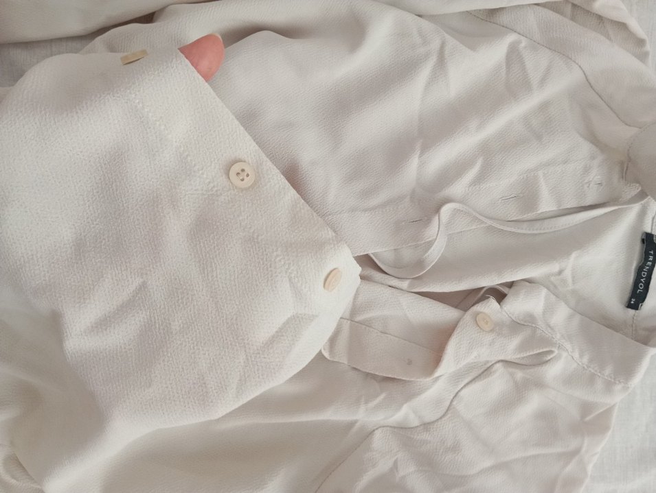 Bej gömlek - Görsel 2