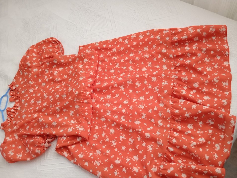 fırfırlı Midi Elbise - Görsel 3