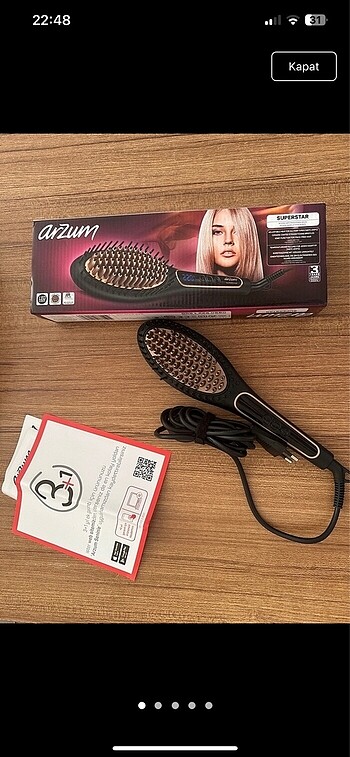arzum düzleştirici tarak
