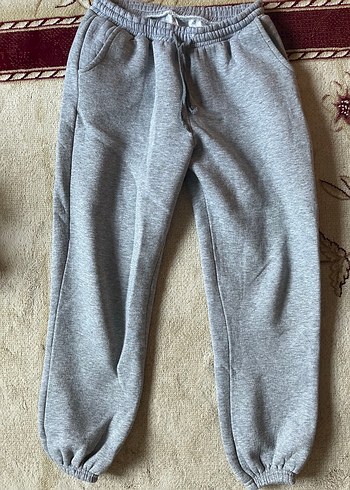 Gri 3 İplik Rahat Kesim Unisex Eşofman Altı