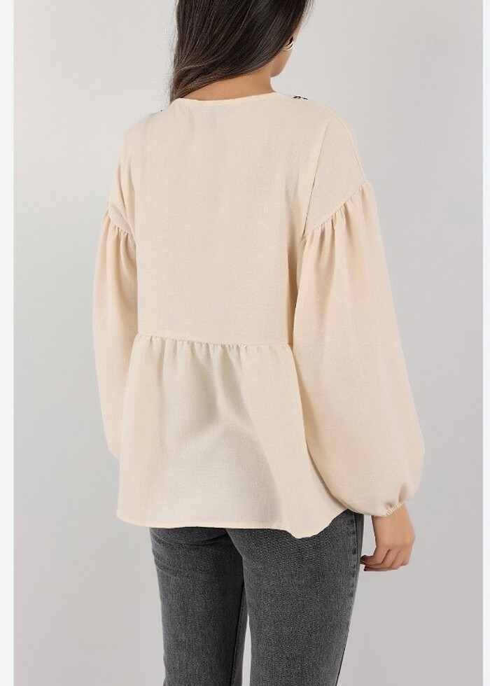 Keten Gömlek  - Görsel 3