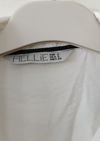 Kısa Kollu Beyaz Zebra Desenli Keten Gömlek - Görsel 3