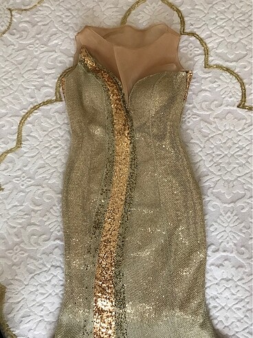 Gold harika Balık abiye 43102