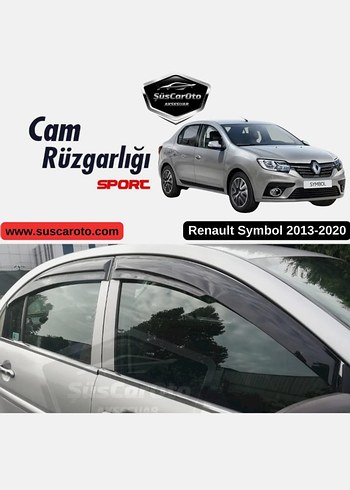 Renault Symbol 2013-2020 Gri Cam Rüzgarlığı