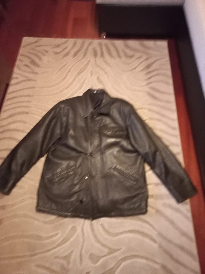 hakiki siyah Deri Erkek Ceket - Görsel 3