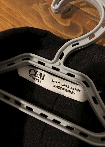 Siyah Uzun Kollu nakışlı Gömlek - Görsel 3