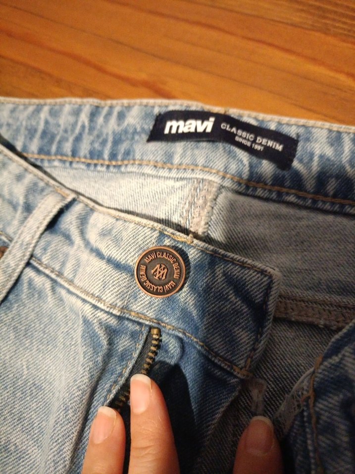 Sade Kesim Midi Boy unisex Kot Pantolon skinny - Görsel 2