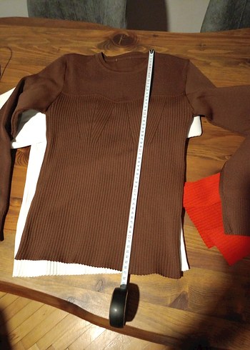 3 lü takım Kadın Triko Kazak - Görsel 4