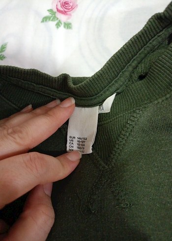 Yeşil Erkek Çocuk polar sweat 10-12 yaş - Görsel 4