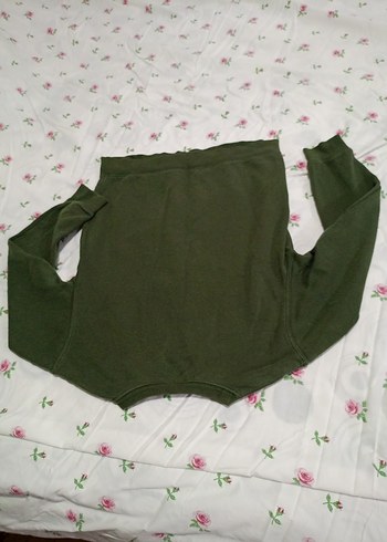 Yeşil Erkek Çocuk polar sweat 10-12 yaş - Görsel 3